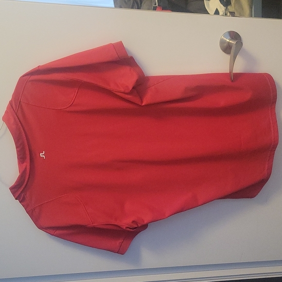 J.Lindeberg Red Golf Shirt XL - Picture 2 of 6